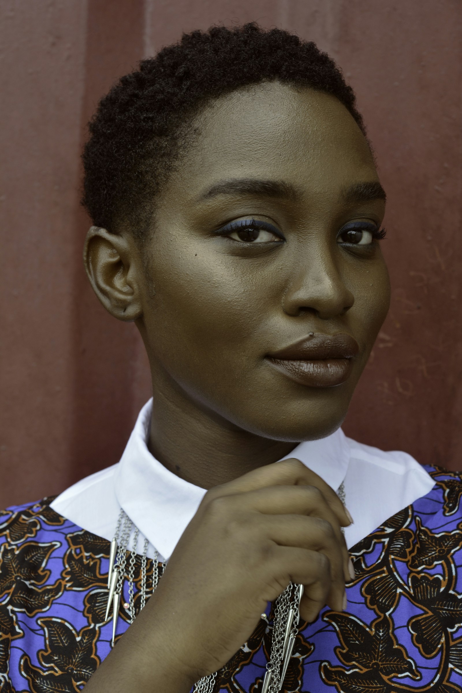 A woman looking towards the future